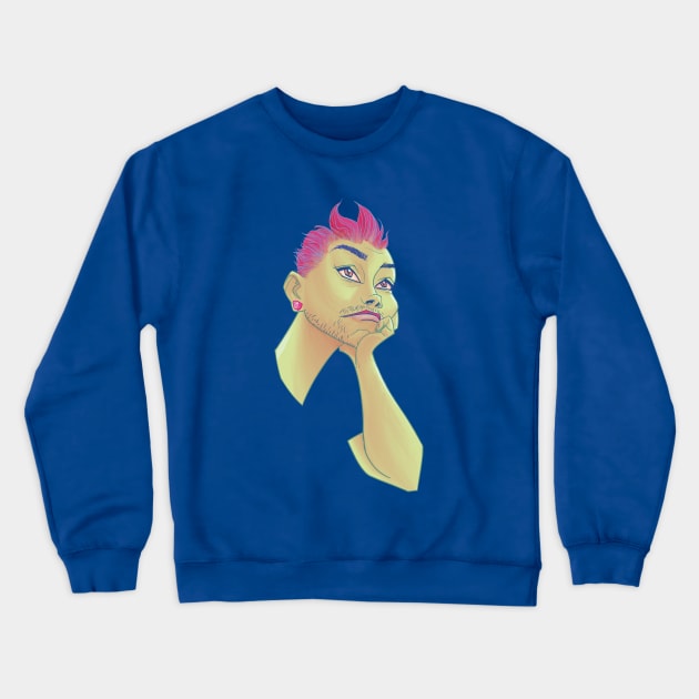 Transcendent Gold Crewneck Sweatshirt by August Alondra